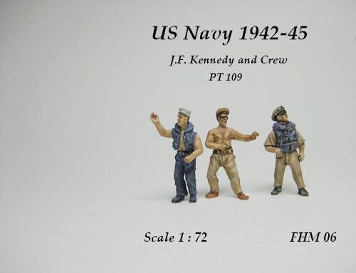 U.S. Navy - PT-109 John F. Kennedy & crew - Click Image to Close