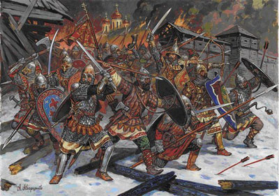 Russian Foot Warriors 13-14th Century